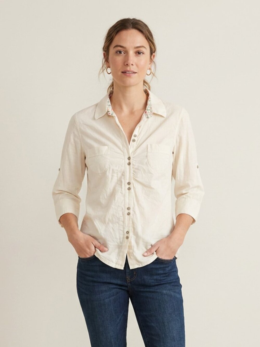 The North Face button down